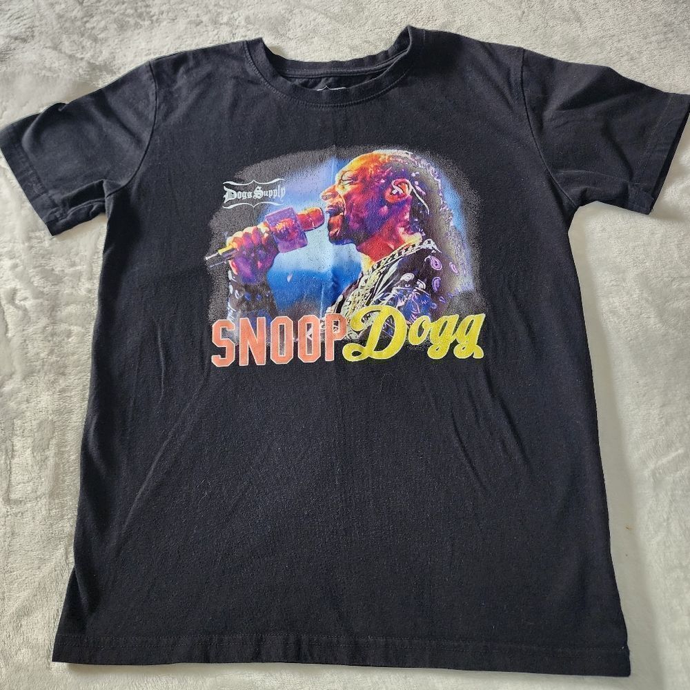 Dogg Supply Black Snoop Dogg Tshirt With Graphics Size XL